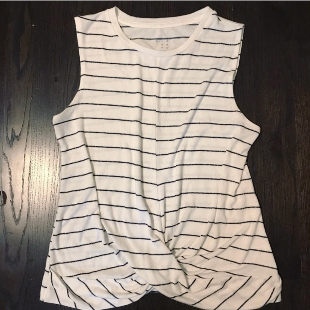 a new day sleeveless striped top